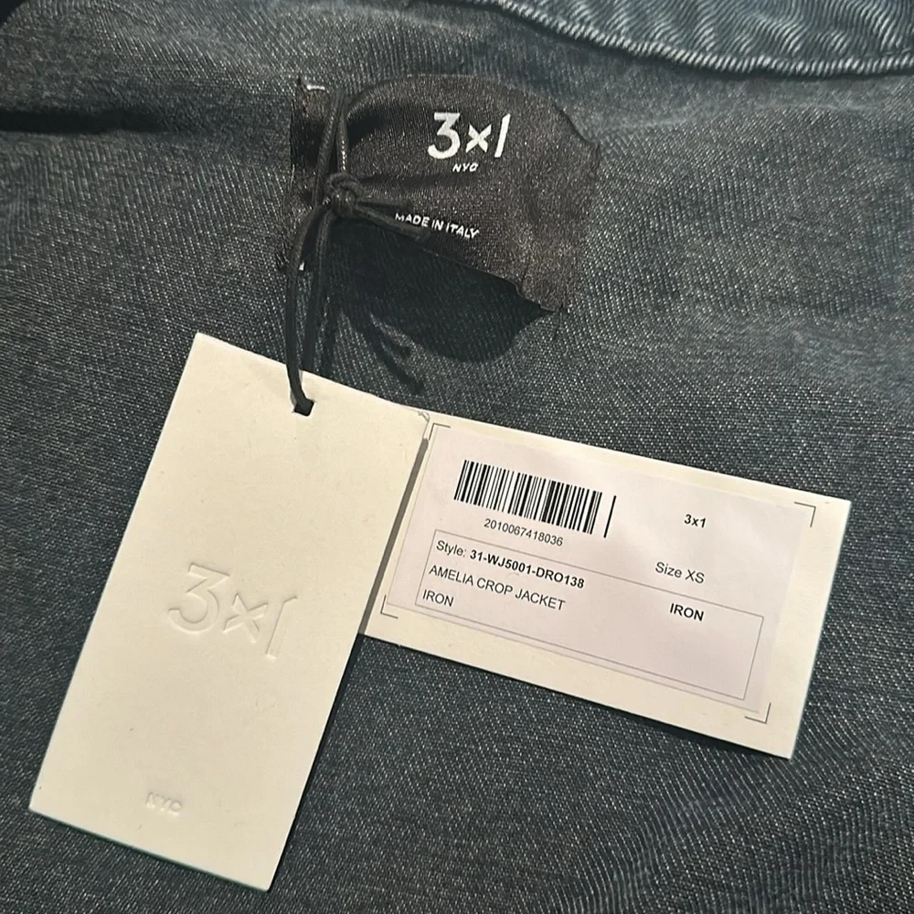3x1 NYC AMELIA CROP JACKET - Picture 4 of 8